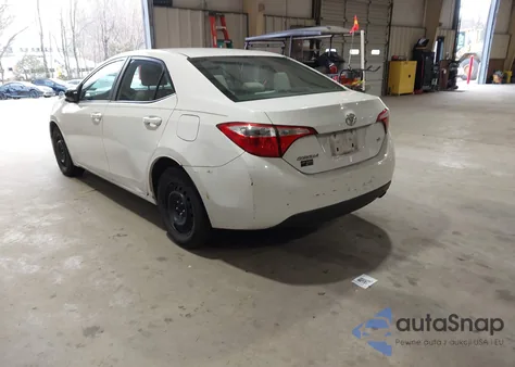 2014 Toyota Corolla Le z USA, uszkodzony, nr VIN 2T1BURHE5EC176654